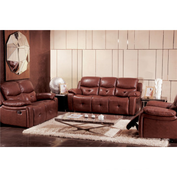 Wohnzimmer Sofa mit modernem echtem Leder Sofa Set (925)